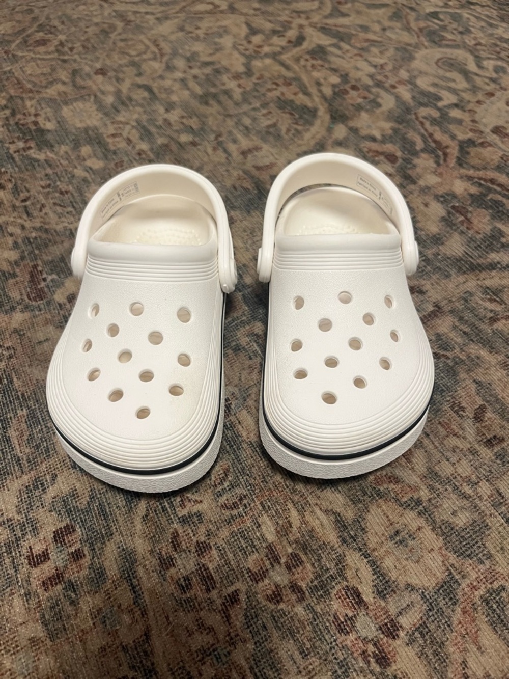 Toddler C9 White Crocs